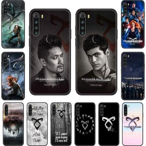 TV Shadowhunters Phone case For Xiaomi Redmi Note S2 4 5 6 7 8 A S X Plus Pro black painting shell soft coque art funda tpu back