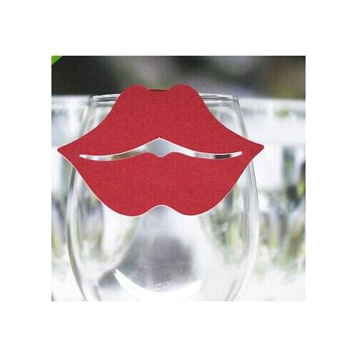 Cheap Wine Glass Cards 20pcs table cards Wine Glass Markers Wedding Cake Toppers guest name card laser Cut Card B027