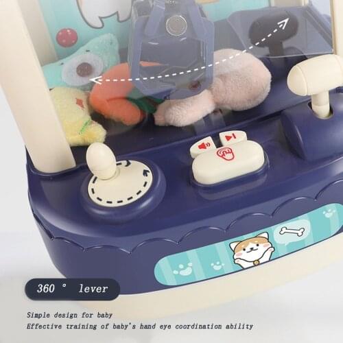 Kids Arcade Console Mini Claw Machine Game With Joystick Toys Vending Machine Candy Grabber Plush Dolls Gifts For Children