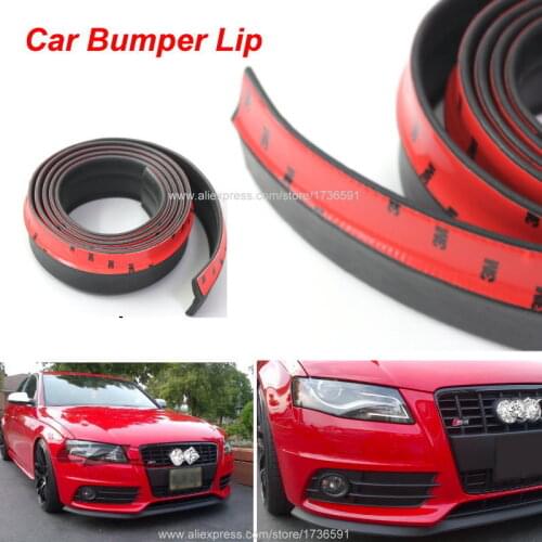 For Audi A1 A2 A4 S4 RS4 R8 Car Bumper Lip / Make car lower Body Kit / Front / Rear Skirt Spoiler Bumper Deflector Rubber Strip