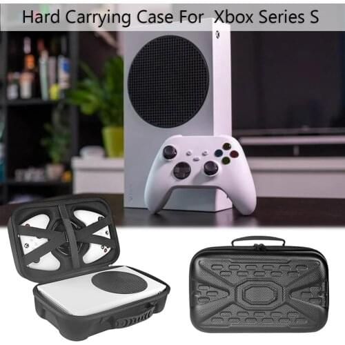 Travel Game Console Storage Bag Case Pouch Shockproof Box Travel Carrying Case for Xbox Series S Controllers Nylon