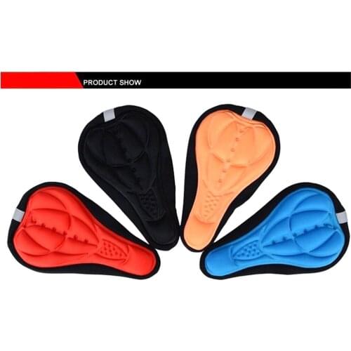 Mountain Bike 3D Saddle Breathable Cushion Cover Road Bike Thickened Soft Cycling Seat Mat Sponge Polymer Bicycle Saddle Seat