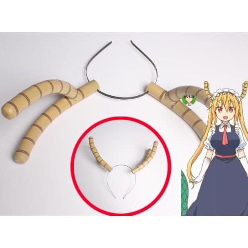 Miss Kobayashis Dragon Maid Tohru Cosplay dragon horns