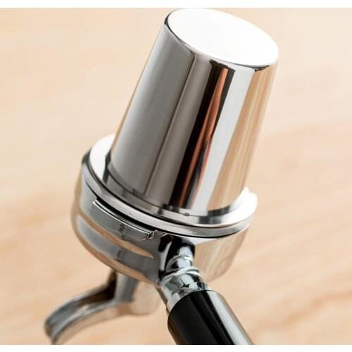 Stainless Steel Dosing Cup Coffee Powder Feeder Fit 58mm Espresso Machine Portafilter Grinder Assistant Abrasion Resistance Cup