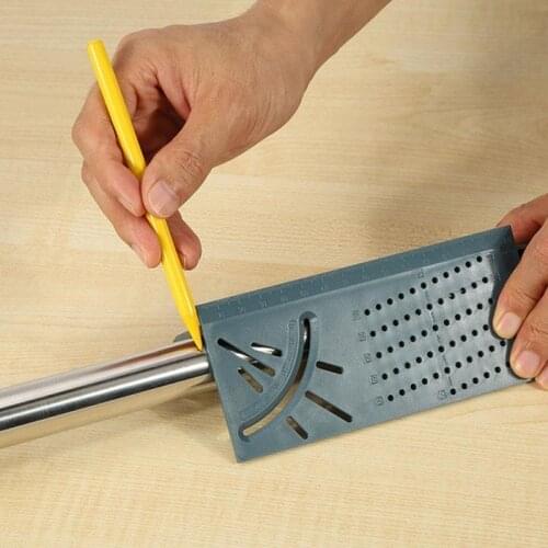 3D Angle Measuring Ruler Multi-function Ruler 45 Degrees 90 Degrees