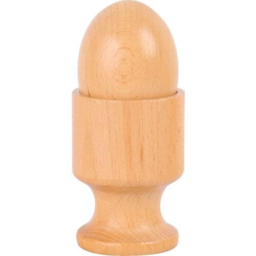 Montessori 3D Object Fitting Exercise Ball and Egg Early Education Preschool Toys