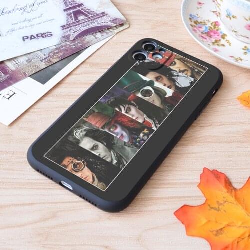 Johnny Depp Print Soft Silicone Matt Case For Apple iPhone Case