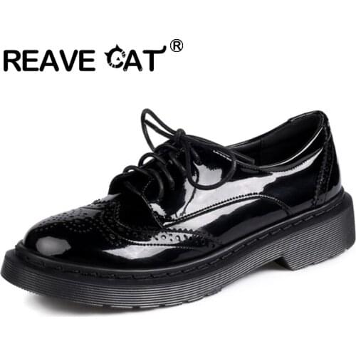 Туфли на шнуровке REAVE CAT China At AliExpress