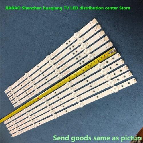 10pcs/set LED backlight strip for 50PUS6162 50PUS6703 50PUS6753 LB50082 V0_03 V1 LB50089 LB50086 15626A 15627B 14247A 14246A