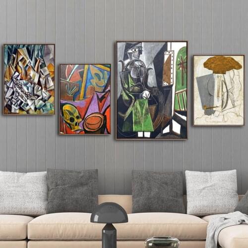 Home Decoration Print Canvas Art Wall Pictures Poster Canvas Printings Paintings Spanish Pablo Picasso Friendship