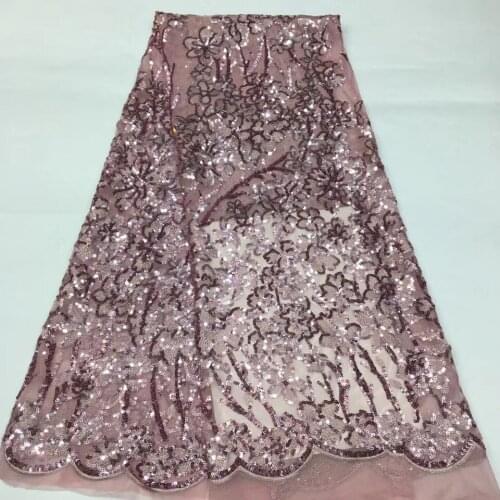 Sequin Embroidery French Lace Fabric Latest 2021 Nigerian Lace Fabric High Quality Wedding African Lace Fabric XX38871