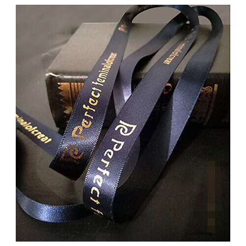 100Yard High Quality Cusom Logo Gift Packaging Stain Ribbon Wedding printed grosgrain ribbon custom design pattern wedding