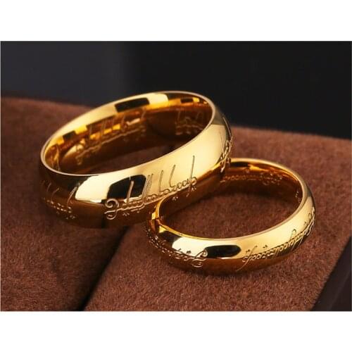 2018 stainless steel Rings of Power Engagement Rings Female Bijoux Party Christmas