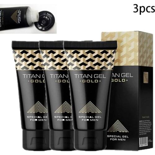3/1 Pcs Original Russian Gold Intimate Goods for Men Penis Enlargement XXL Cream 50ml Penis Growth Delay Cream Sex Lube