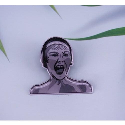 Psycho Marion Scream Pin