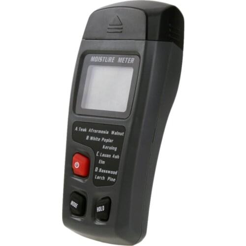 EMT01 0-99.9% Two Pins Digital Wood Moisture Meter Wood Humidity Tester Hygrometer Timber Damp Detector Large LCD Display New