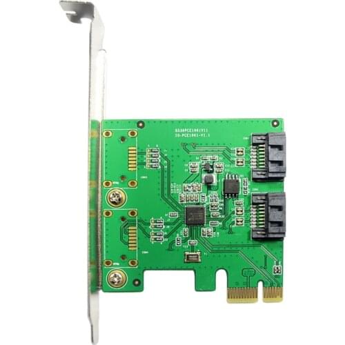 Good Quality 2 Internal Port SATA 3.0 6Gb/s RAID0 RAID1 SPAN PCI-Express RAID Controller Card Best Price