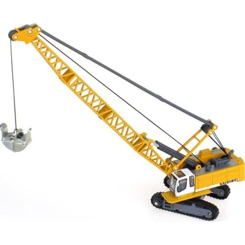 KAIDIWEI 1:87 Metal Alloy Cable Excavator Car Model Tower Cable Mining Vehicle Kids Toys Boys Brinquedos Gift