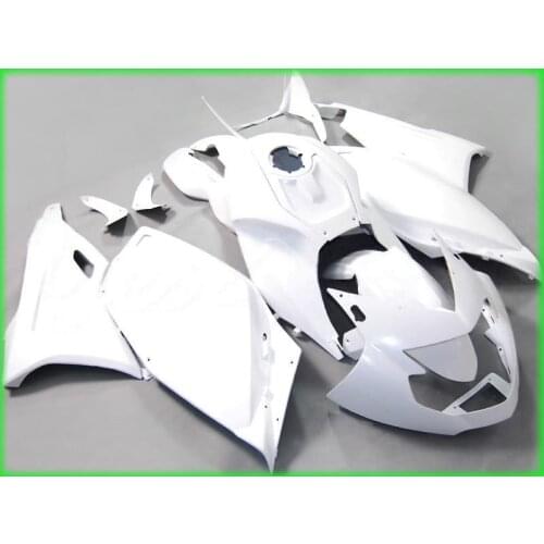 Motorcycle Fairing kit for K1200S 05 06 07 08 K 1200S K1200 S 2005 2006 2007 2008 ABS All white Fairings set+7gifts BA06