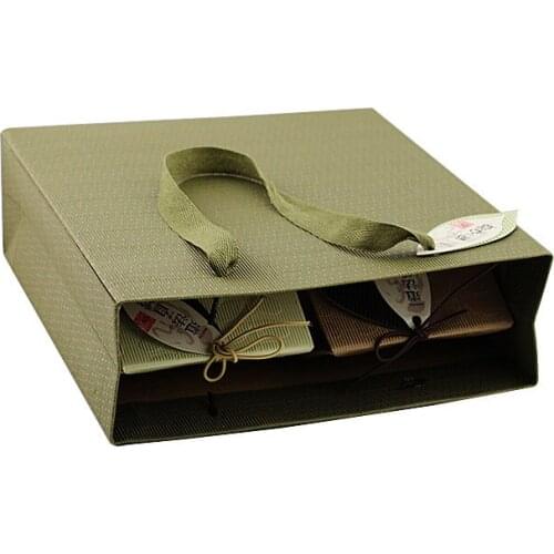 Wholesale 25.5*8.5*28.2cm High-grade packing hand bag/gift / tea box packing / shopping bags 100pcs/lot