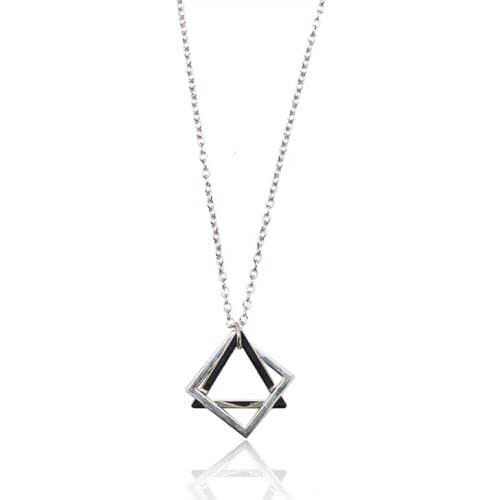 New Arrival Necklace Punk Style Geometric Pendant Choker Necklaces Cute Party Jewelry Trinket for Friends