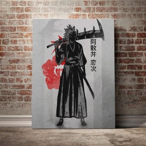 Abarai Renji BLEACH Poster Canvas Wall Art Decoration prints for living Kid Children room Home bedroom decor Painting
