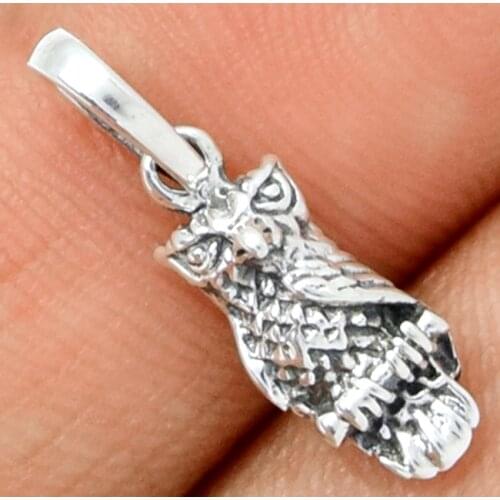 Guarantee Plain 925 Sterling Silver OML Pendant , 22 mm, 1.8g, SPJ2038