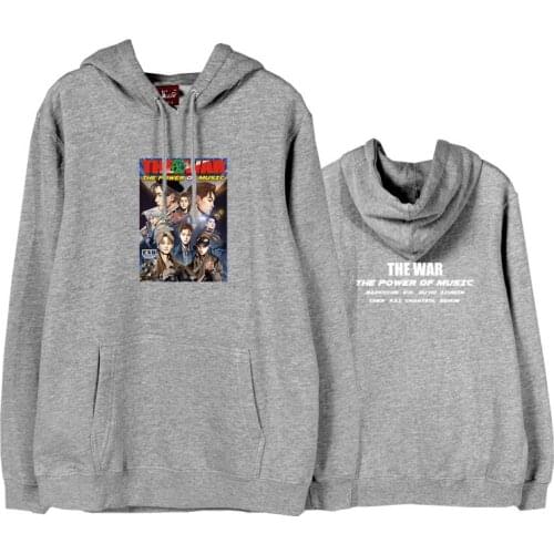 LUCKYFRIDAY Kpop exo the war the power of the music member cartoon popular pullover fleece hoodie Kpop Womens Clothing