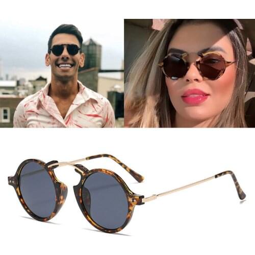 2021 Men Fashion Metal SteamPunk Luxury Pilot Sunglasses Women Vintage Brand Design Sun Glasses UV400 Female Elegant Sexy Shade