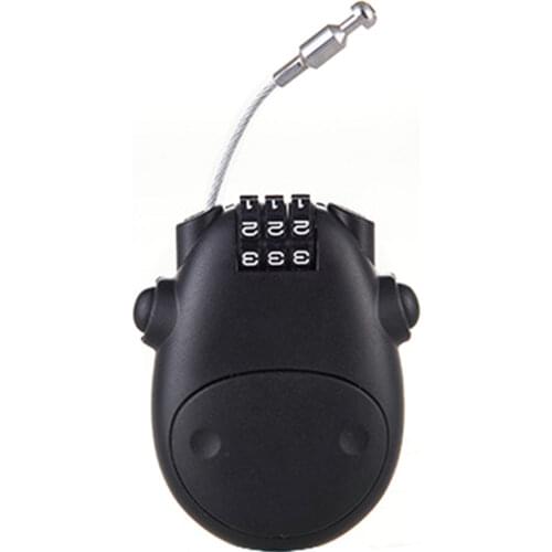 Universal Motorcycle Helmet Password Lock Telescopic Wire Rope Steel Cable Code Lock Suitcase Car Sled Helmet Password Lock