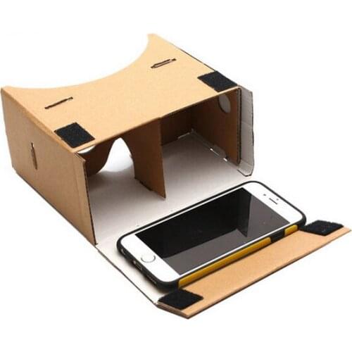 High Quality DIY Google Cardboard Virtual Reality VR Mobile Phone 3D Viewing Glasses For 3.5-5.7" Screen Google VR 3D Glasses