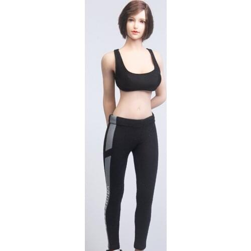 1/6 Female Sexy Vest Sportswear Yoga Suit Clothes Model For 12-inch Action Figure Body Accessories