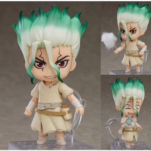 1262# Dr.STONE Anime Figure Senku Ishigami Action Figure Dr.STONE Ishigami Senkuu Figurine Movable Collectible Model Doll Toys
