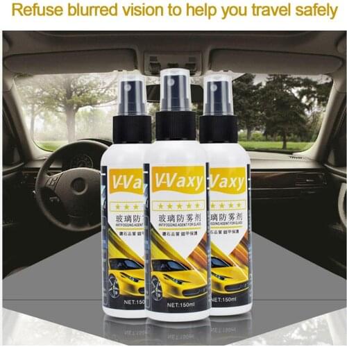 150mL Long Lasting Car Front Windshield Window Glass Anti-Fog Agent Auto Car Care Rear View Mirror Defogging Spray Liquid