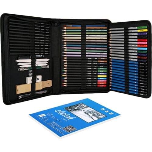 71x Artist Kids Colored Pencils For Drawing Sketching Shading Draw Tones Shades