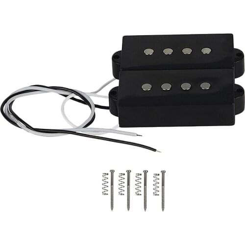 Pb P Bass Pickup Humbucker Pickup For 4 String P Bass Replacement Bass Guitar Part, Black