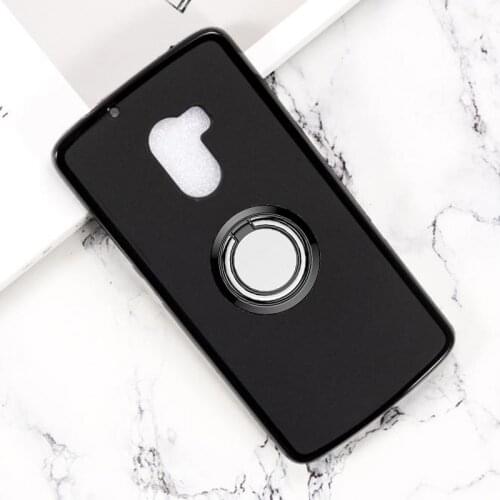 For Lenovo K4 Note A7010 A7010a48 Back Ring Holder Bracket Phone Case Cover Phone TPU Soft Silicone Cases for Vibe X3 Lite