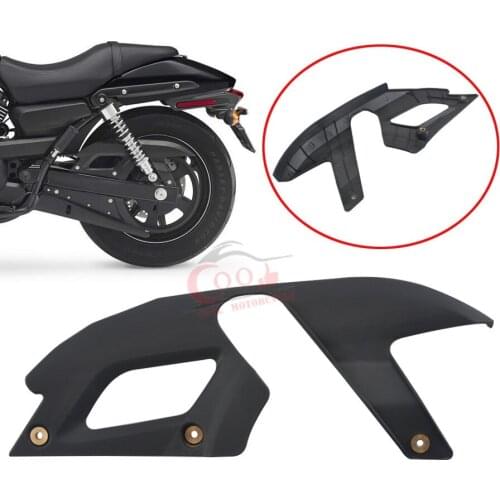 Motorcycle Rear ABS Black Belt Cover Guard Kit Fits for Harley Davidson XG750 XG 750 Street Glide