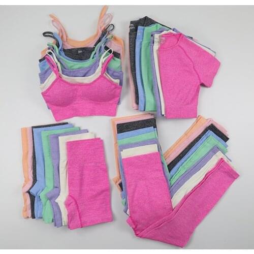 2/3/4 piece Women Yoga Set Fitness Sport Yoga Suit Push Up Bra Seamless leggings Yoga Clothing Female Gym Wear Running Clothes