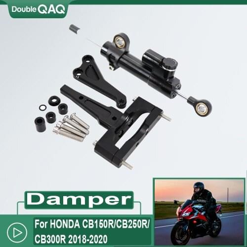 Motorcycle Accessories Steering Stabilizer Damper Mounting Bracket Kit CB 300 R For HONDA CB300R 2018 2019 2020
