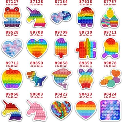 DIY Craft Supplies Sewing Accessories Cartoon Printed Planar Resins Mold 10 Pieces. PR-87127