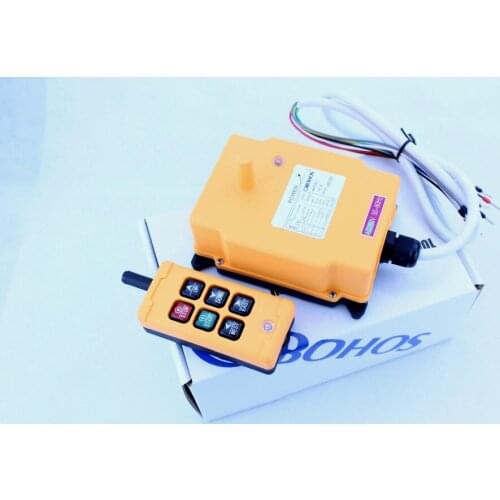 1pcs HS-6 AC110V 6 Channels Control Hoist Crane Radio Remote Control Sysem Industrial Remote Control