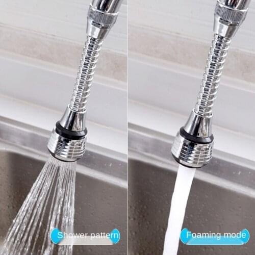 Extended tap out of the nozzle splash head water saver kitchen home extension rain spray extender filter