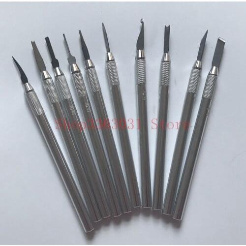 Carving Knife Rubber Phone Film Knifes Pen Sharpener Paper Cutting Wood Leather Tools Hand Model Knives