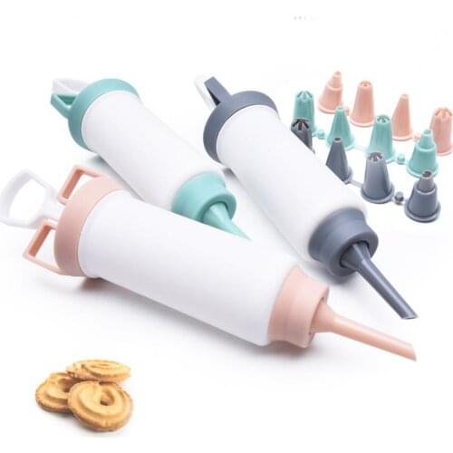 1set Cake Decorating Pen Portable Convenient Cake Drawing Writing Mounting Pen Cream Chocolate Cake Decoration Guns with Nozzle