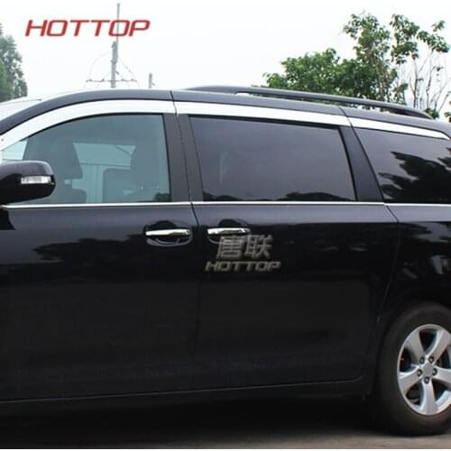 Sliver Sun Rain Visor Vent Window Deflector Shield Guard Shade For Toyota Sienna 2011 2016 2017 2018 car styling