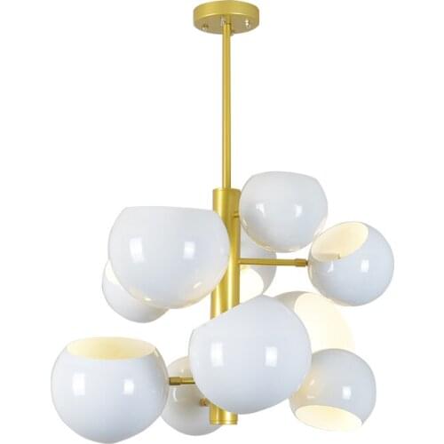 Nordic personality bar cafe decoration wrought iron villa living room study theme hotel creative globe pendant light e27 lamp