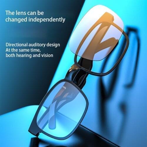 High End Audio Glasses Bone Conduction Smart Headset Sweatproof Wireless Bluetooth Handsfree Open Ear Polarized Music Sunglasses