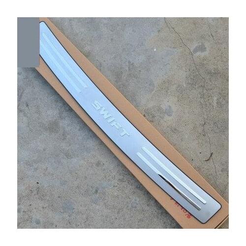 304 Stainless Steel Rear bumper Protector Sill for 2011-13 Suzuki Swift