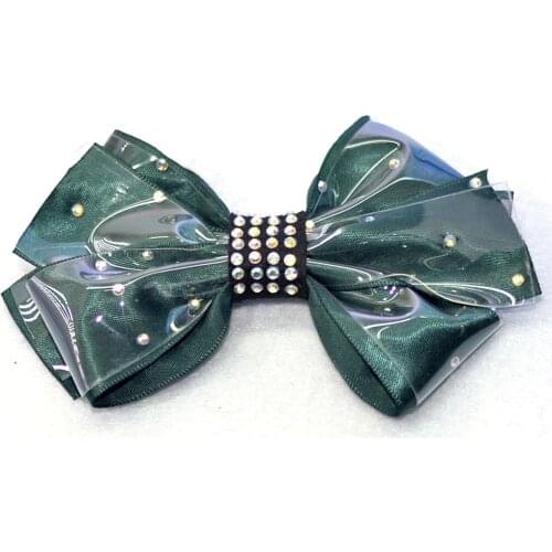 1 Pair synthet Crystal Bow Shoe Charms Shoe Decorations For Women High Heels Pumps Wedding Shoes Accessoires Bowknot Bow DIY